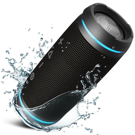 TREBLAB HD77 Bluetooth Portable Speaker Wireless - 25W Loud Surround Sound w/ Bass