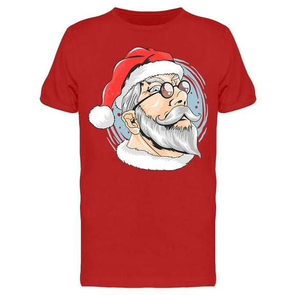 Santa Claus Xmas T-Shirt Men -Image by Shutterstock, Male x-Large