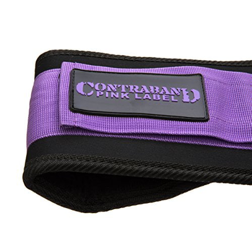 Contraband Pink Label 4047 Womens 5in Foam Padded Weight Lifting Belt 