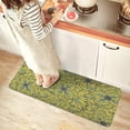thumbnail image 2 of mxghjsw Dahlia Floral Flannel Carpeting Home Mats Carpeting, 2 of 3