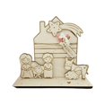 thumbnail image 1 of Artesanía en madera para nacimiento de bebés, decoración decorativa para fiestas, de arte coleccionables, decoración del hogar, decoraciones, 1 of 8