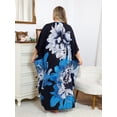 thumbnail image 3 of Plus Size Kaftan for Women Print Summer Caftan Loungewear Maxi Beach Dress Casual Housewear Over Sized moomoo Dresses Night Gown Resort Tunic Beachwear, 3 of 11