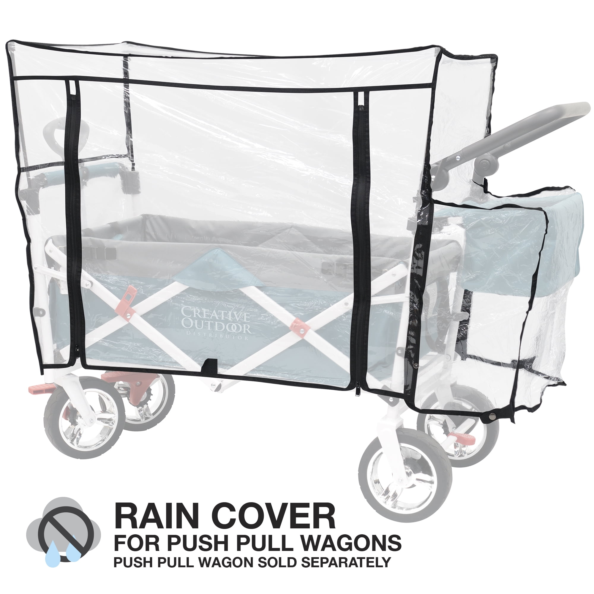 Fits Push Pull Wagon Bonus Carry Bag Creative Outdoor Distributor Polyester Mesh Push Pull Folding Wagon Bug NET