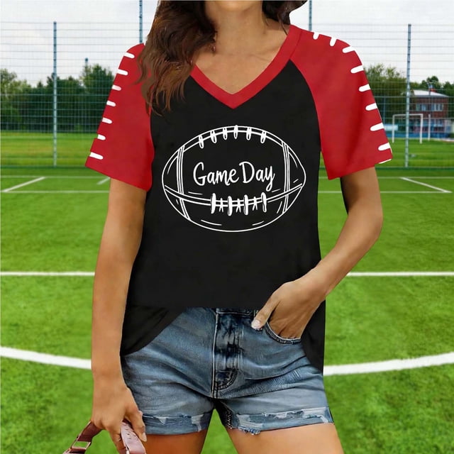 LVHAOGJOB Womens Pullover Tees Short Sleeve Shirts V Neck Tunic Plus Size Tops for Ladies