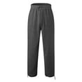 thumbnail image 3 of Men's Color Block Sweatpants Large Loose Pant Autumn Winter Sports Trousers Grey Sizes S-3XL, 3 of 4