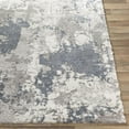 thumbnail image 6 of Mark&Day Area Rugs, 4x6 Ciel Modern Abstract Marble Shag Denim Area Rug, Blue Grey Ivory Marble Swirl Carpet for Living Room, Bedroom or Kitchen (3'11" x 5'7"), 6 of 8