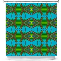 Shower Curtains 70" x 93" from DiaNoche Designs by Susie Kunzelman - Wax Batik B