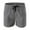 Dark Gray, variant on Men's Swim Trunks Sports Net Beach Dry Quick with Inner Casual Pants Swimwear Swimsuit Bottoms for Men