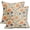 Blue Orange, variant on Blue Orange Vintage Floral Pillow Covers 20x20 Inch Set of 2 Spring Farmhouse Wild Flower Pattern Print Decorative Throw Pillowcases Country Neutral Outdoor Cushion Cases Decor for Sofa Couch Bed
