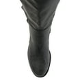 thumbnail image 5 of Journee Womens Carly Stacked Heel Riding Boots, 5 of 10