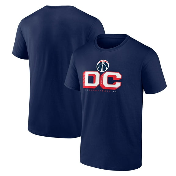 Men's Navy Washington Wizards Pick & Roll Coverage T-Shirt