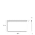 thumbnail image 2 of Sonneman 2556 Vanity 27-1/4" X 48-1/4" Rectangular Acrylic Wall Mounted Bathroom Mirror -, 2 of 3