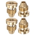 thumbnail image 1 of Uxcell 4-Pack Boquilla de Orificio de Cañón de Espuma, Consejos de Conector de Rosca Universal de Latón de 1.25mm, 1 of 1