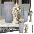 thumbnail image 2 of 3D Horse Statue Silicone Mold for Scented Candles, Heat-Resistant, Reusable, Ideal for DIY Crafts and Home Decor, 2 of 9