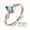 Rose Gold, variant on Mementos USA Custom Class Ring for Women High School and College-Sterling Silver/Platinum-Moonlight-