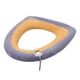 thumbnail image 1 of Cojín de funda del asiento del inodoro | Fibra acrílica gruesa | Estera de felpa tejida | Lavable | Ajuste universal | Almohadilla cálida y suave para invierno | Montaje fácil de correa con anillo, 1 of 4