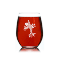 thumbnail image 4 of C&M Personal Gifts 17 oz Koi Fish Gift for Men and Women Stemless Wine Glasses, 4 of 5