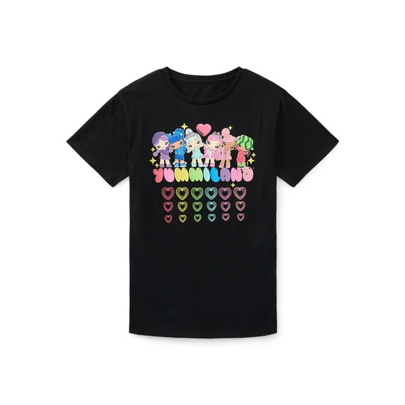 Yummiland Girls Short Sleeve Graphic T-Shirt, Sizes 4-16