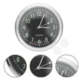 thumbnail image 3 of Stick On Clock Decorative Car Clock Metal Car Clock Digital Car Clock for Decor, 3 of 9