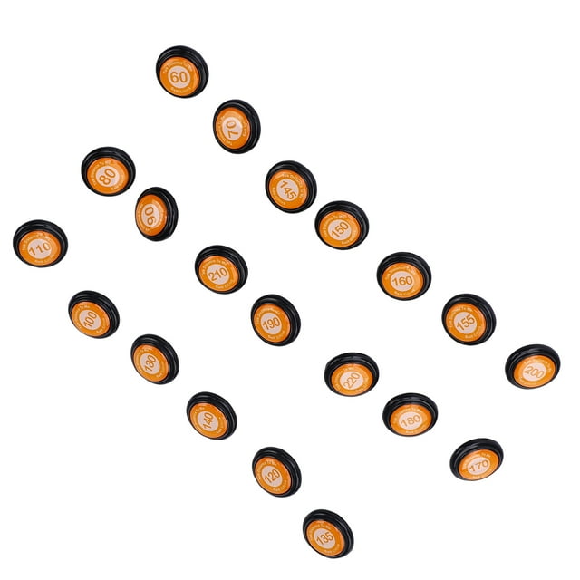 Golf Club Distance Markers, 20 Pack Easy Install Golf Ball Makers Reference for Golfers & Training Sessions