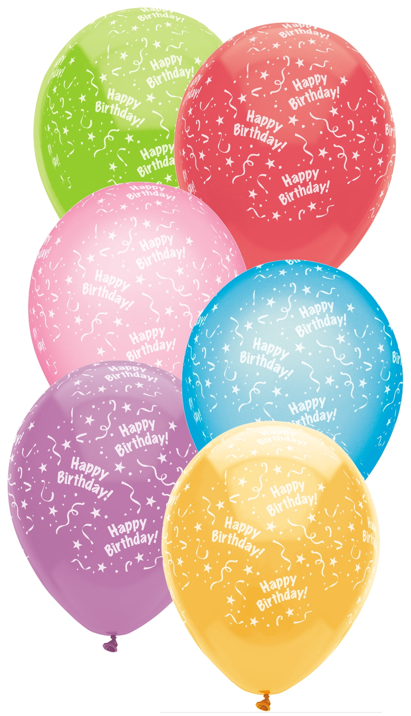 8 years Happy Birthday Printed Balloons 12/'/' celebrate birthday Pack of 12