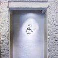 thumbnail image 2 of 1Set Disabled Wheelchair Sign Handicap Sign for Homes and Offices Minimalist Design, 2 of 8