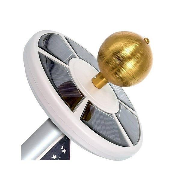 26 LED Solar Powered Flag Pole Flagpole light Waterproof for Outdoor Camping & Garden Decorate