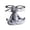 A001- Gray, variant on Decorative Figurine, White Meditating Frog, 1 Piece, Desktop Eyeglasses Holder for Home Decor
