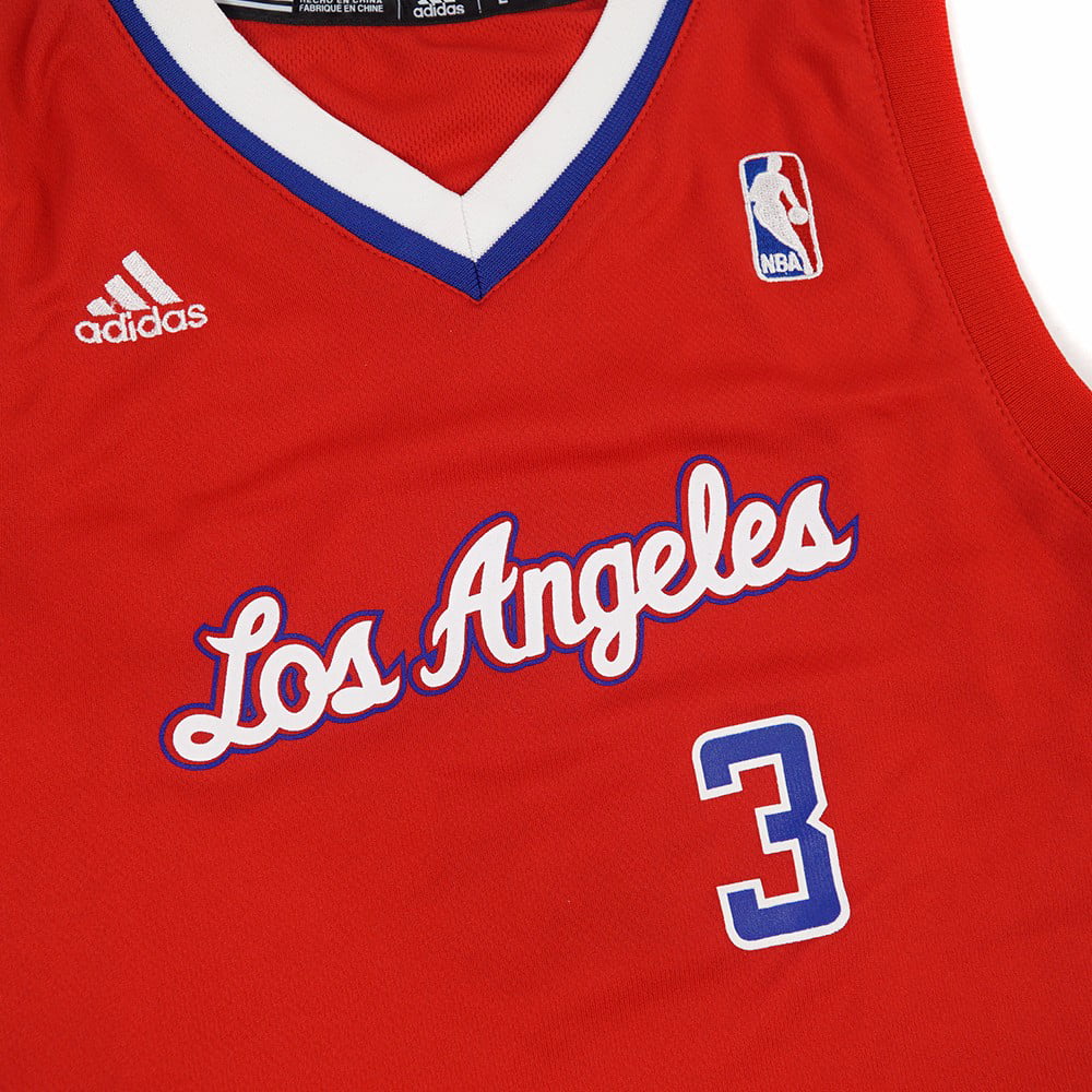  adidas Chris Paul Los Angeles Clippers Road Swingman Jersey  (Red) L : Sports & Outdoors