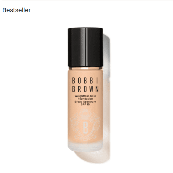 Bobbi Brown Skin Long Wear Weightless Foundation SPF 15 - C-036 Cool Sand , 1 oz \