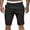 Black, variant on AHTJRT Men's Slim Fit Stretch Short Pants for Stylish Wear Gray 2XL