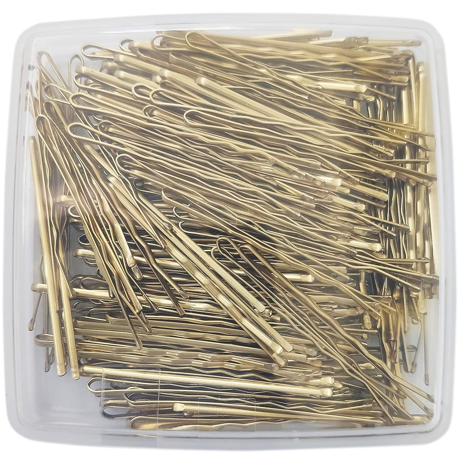 200 Count Bobby Pins Bulk Champagne Gold for Blonde Hair Bob Pins Bulk