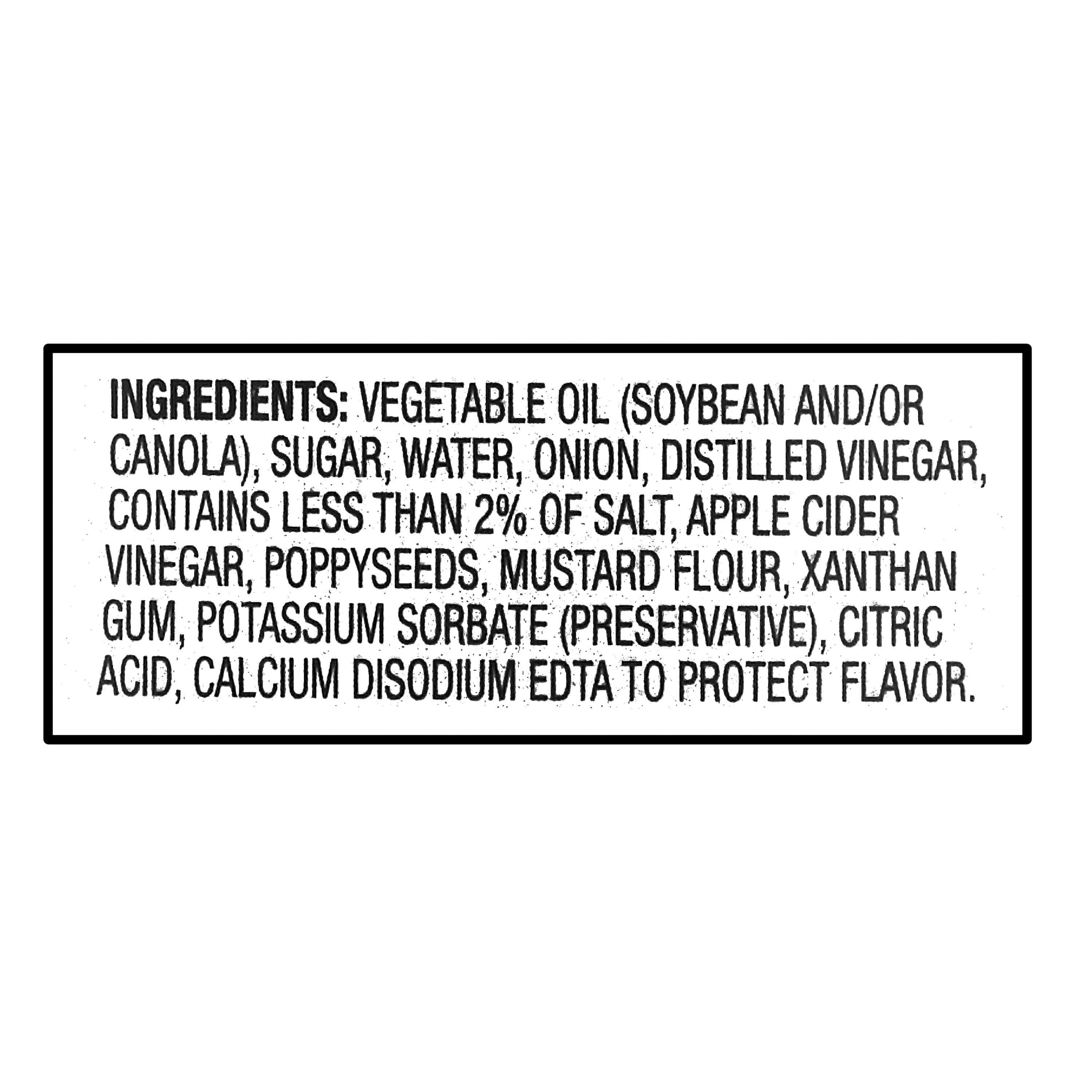 Great Value Creamy Poppyseed Dressing & Dip, 16 oz