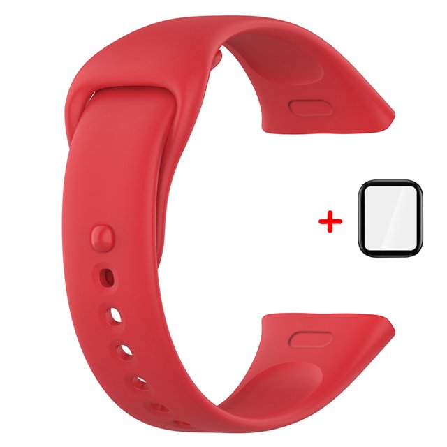 Silicone Strap For Xiaomi Redmi Watch 3 Watch Straps Replacement Watchband For Redmi Watch 3 Active/Lite Wrist Band Accessories