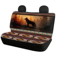 thumbnail image 2 of Pzuqiu Wolf Front and Rear Seat Cover Set Non-Slip Breathable Seat Covers for Cars, Full Set Auto Decor Compatible with Most Sedans Trucks SUV, 2 of 10