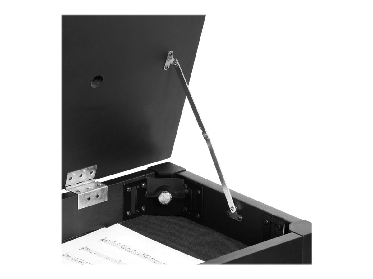 On-Stage KB8904B Deluxe Piano Bench with Storage Compartment