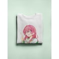 thumbnail image 3 of Anime Schoolgirl Idea Sweatshirt Women -Image by Shutterstock, Female 5X-Large, 3 of 4