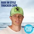 thumbnail image 2 of Gorra de béisbol Trucker Hat SUN NINJA Snapback verde unisex, 2 of 6