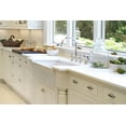 thumbnail image 6 of Farmhaus Fireclay Quatro Alcove Reversible Sink with a Fluted Front Apron and Decorative 2 1/2" Lip on One Side and 2" Lip on the Opposite Side, 6 of 7