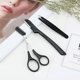 thumbnail image 2 of 3pcs Eyebrow Trimmer Set For Women Men, Including Foldable Stainless Steel Eyebrow Razor, Slant Tweezers, Eyebrow Scissors With Comb(Detachable), Eyebrow Grooming Kit, 2 of 4