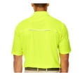 thumbnail image 2 of Mens High-Visibility ARMY Polo Shirt - Safety Yellow, Small (pocket print), 2 of 2