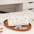 thumbnail image 5 of Summer Saving!Back_to_School Supplies Under $1 dollars!Special Pencil Case Pouch, High-Appearance Fresh Floral Pencil Bag Cute ish Storage Bag Large CapacityStationery Organizer Pouch, B, 5 of 7