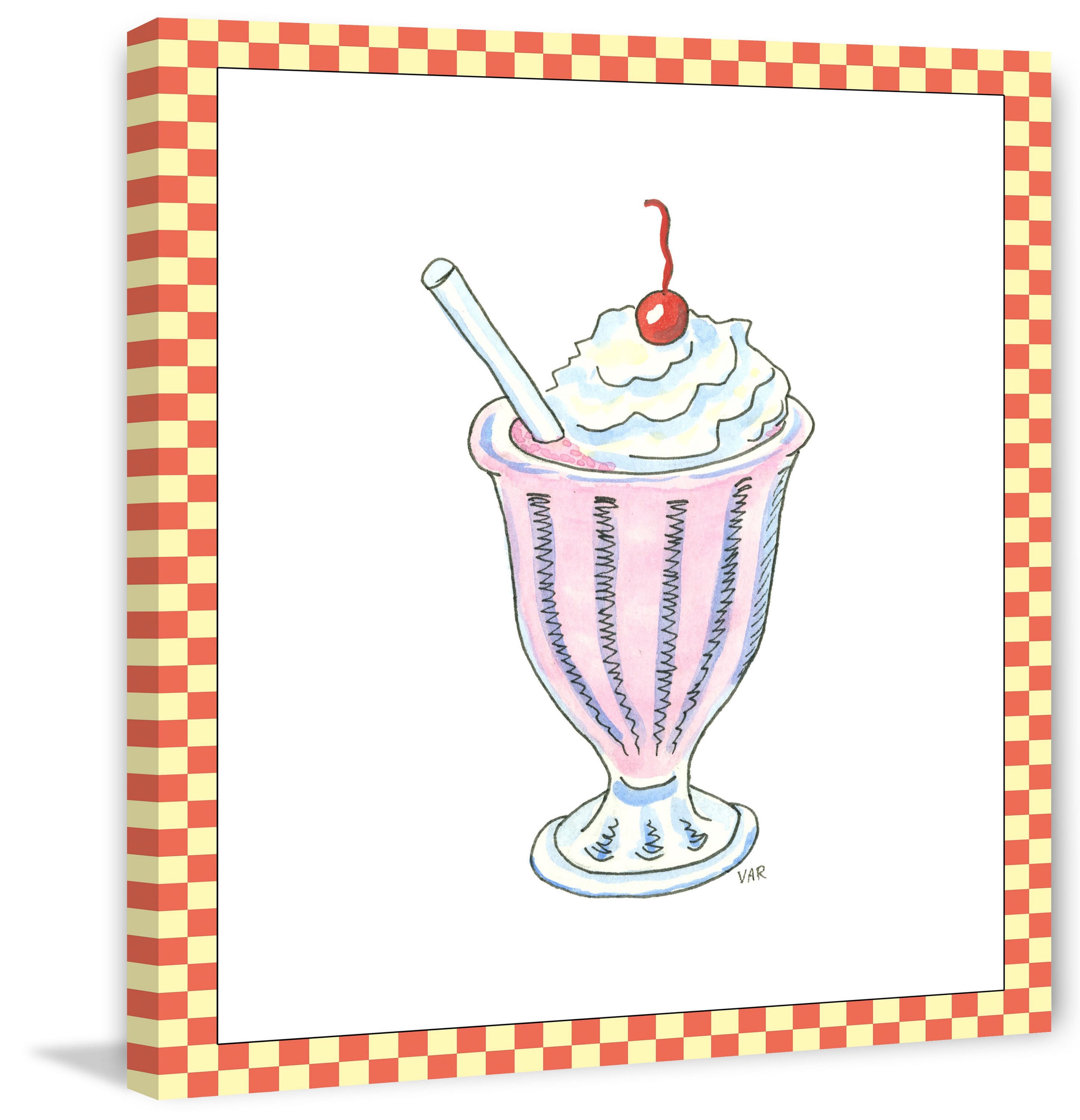 Marmont Hill Ice Cream Parlor II Canvas Wall Art