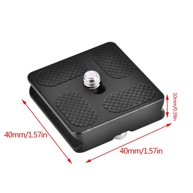 Release Plate, Quick Release Plate With 1/4inch Screw Mount For Arca Benro Monopod Tripod Ball Head SLR Camera