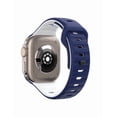 thumbnail image 3 of Correa de Silicona Deportiva para Apple Watch, Compatible con Todas las Series, Bicolor, 3 of 4