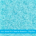 thumbnail image 2 of 225g 0.4~3mm Glass Beads Sky Blue Micro Caviar Beads Iridescent Water Droplets Beads Resin Inclusion fillers Tiny Glass Beads for Resin Crafting and Nail Arts Design Making DIY, 2 of 6