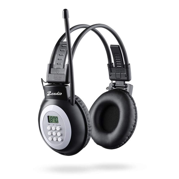 Headphone Radio Zeadio Walkman FM Receptor de auriculares estéreo
