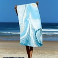 thumbnail image 6 of Xuniizn Bath Towel and Wash Cloths Set: 1* Beach Towel, polyester, Highly Absorbent & Fade Resistant, 6 of 7