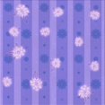 thumbnail image 1 of Ahgly Company Machine Washable Indoor Square Transitional Purple Mimosa Purple Area Rugs, 4' Square, 1 of 7