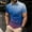 Blue(2025), variant on Mens Assorted Color Airy Comfortable Top Beefy Muscle Ombre Polo Shirt for Summer Season